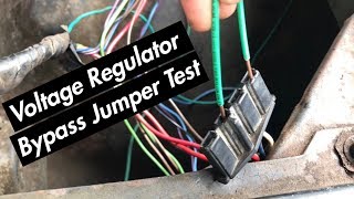 How To Test An External Voltage Regulator Pre73 C10 [upl. by Anneiv]