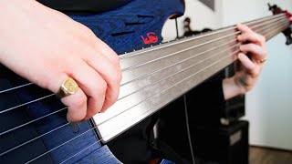 Nothing Else Matters on FRETLESS bass sounds BREATHTAKING [upl. by Seften128]