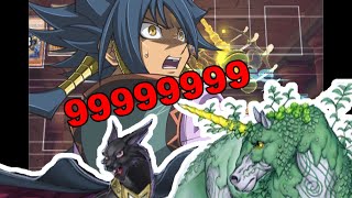 YuGiOh Duel Links  MAX DAMAGE 99999999 to Aigami  Uniflora  NeoSpacian Dark Panther Loop [upl. by Suoinuj]