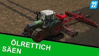 Ölrettich säen  Güttler Greenmaster 600 amp Mayor  Fendt 722 Vario LS22Landersum [upl. by Aikaz]