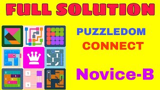 FULL SOLUTION puzzledom connect Novice B [upl. by Nyladnar]