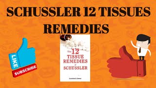 SCHUSSLER 12 TISSUE REMEDIES biochemic [upl. by Eimia]