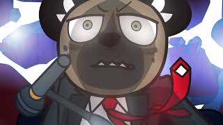 Aggretsuko  Retsukos Part  Haida vs Retsuko  Japanese Dub [upl. by Suzzy415]