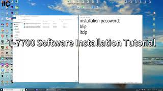 itc T7700RP V294 Software Installation Tutorial [upl. by Oiramed144]