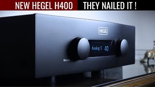 WHAT A SURPRISE  New Hegel H400 Amplifier Review [upl. by Godfry]