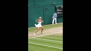 Jeline Vandrommes Incredibly Powerful Clean Ball Striking wta tennis [upl. by Akemat883]