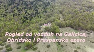 Pogled iz vazduha na Galicicu Ohridskog i Prespanskog jezera [upl. by Greer]