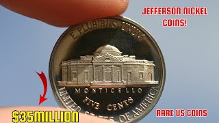 TOP 18 MONTICELLO JEFFERSON NICKEL THAT COULD MAKE YOU A MILLIONAIER [upl. by Yvad]