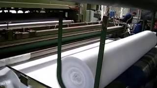 GEOTEXTILE NONWOVEN PRODUCE PROCESS [upl. by Gilson]