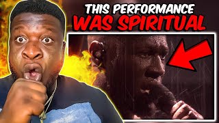 STORMZY IS A GOAT  STORMZY  BLINDED BY YOUR GRACE LIVE AT THE BRITs 18 REACTION [upl. by Juliana890]