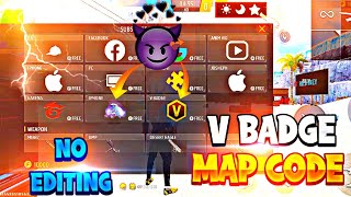 v badge craftland map code free fire😲free fire new map codemap code free fire [upl. by Carmine202]