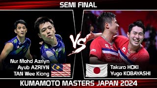 N AZRIYN TAN Wee Kiong vs Takuro HOKI Yugo KOBAYASHI  Kumamoto Masters Japan 2024 Badminton [upl. by Hilda]