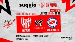 EN VIVO  Instituto  Argentinos Juniors  Copa de la Liga  Radio Suquia [upl. by Ennayram]