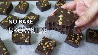 No Bake Brownies  How to Make Brownies Without Oven [upl. by Sara-Ann]