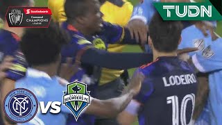 ¡Inician calientes el partido  NY City 00 Seattle Sounders  CONCACHAMPIONS 2022Semis  TUDN [upl. by Hnid]