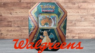 Whats Inside The WALGREENS Dragonite Tin 2019 or 2022 [upl. by Abekam]