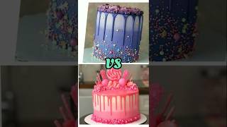 Purple vs pink 🥰 colour challenge ❇️nail 💅 lipstick 💄 dress👗cake 🎂gift fashion pinkchallenge [upl. by Irakuy]