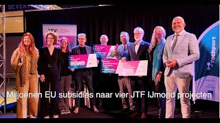 Miljoenen EU subsidies naar vier JTF IJmond projecten [upl. by Mckeon]