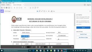 Mengisi Borang PDF [upl. by Torr271]