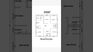 38x37 ground floor plan 1406 sqfthomeplan home housedesign shorts [upl. by Blalock198]