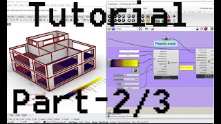 Part 2  SIMULATION amp OPTIMIZATION energy and Daylighting  Grasshopper Ladybug tools and OCTOPUS [upl. by Amsa862]