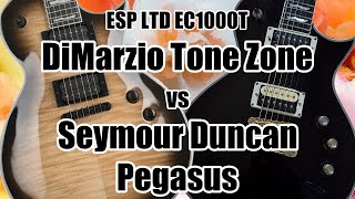 DiMarzio Tone Zone vs Seymour Duncan Pegasus [upl. by Bakemeier]