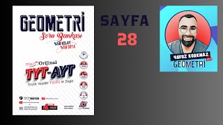 SAYFA28  MİKRO ORİJİNAL GEOMETRİ ÇÖZÜMLERİ [upl. by Sokil]