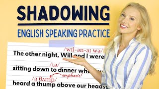 English Speaking Practice  Speak with me Shadowing Method [upl. by Nnazil540]