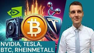 Tesla Aktie Nvidia Aktie Bitcoin Rheinmetall Aktie  Chartanalyse Q3 2024 [upl. by Dorine]