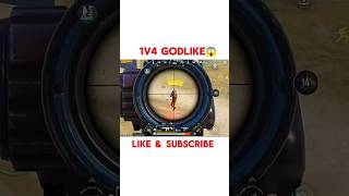 1v4 godlike 🤡 bgmi pubgmobile shorts spraylordlive [upl. by Irtimed]