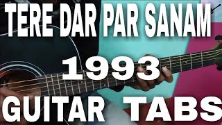 Tere dar par Sanam song guitar tabs [upl. by Hattie193]