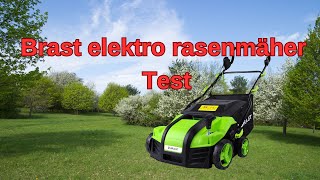 Brast elektro rasenmäher Test [upl. by Atisusej]