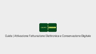 Credem Business On  Fatturazione Elettronica  Processo di acquisto [upl. by Annoval]