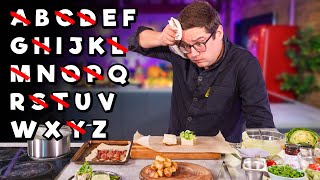 Alphabet Cooking Challenge  Sorted Food [upl. by Ihc]