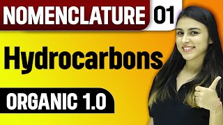 Hydrocarbons  Nomenclature  Organic 10 [upl. by Annyrb]