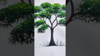 Stunning Tree Painting  Easy Acrylic Tree Art Tutorial for Beginners [upl. by Eittocs]