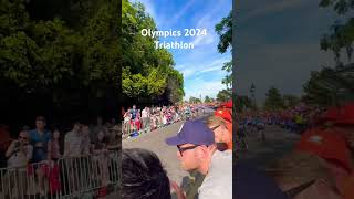 Triathlon Olympics 2024paris montmarte olympics2024 [upl. by Ardnaeed]