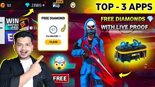 Top 3  FreeFire Max Diamond App 2023  Free Fire Free Diamond  Free Diamonds In Free Fire [upl. by Suiram]