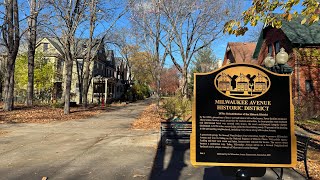 Car Free Street in Minneapolis  Milwaukee Ave Historic District  November 12 2024 [upl. by Idahs]