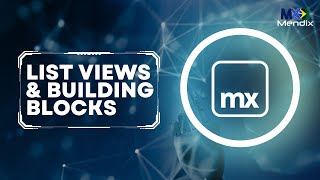 ENGLISH LEARN HOW TO USE LIST VIEWS AND BUILDING BLOCKS  MENDIX [upl. by Collette]