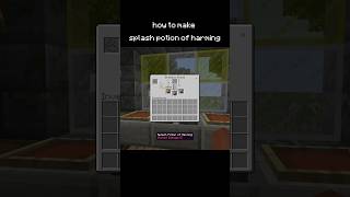 cara membuat potion of harming di minecraft [upl. by Annor]