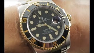 Rolex Submariner 116613LN Rolex Watch Review [upl. by Jayme]