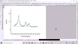 Calculation Of Lattice Constant from XRD Data [upl. by Lona]