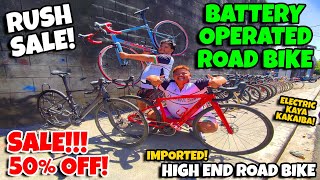 RUSH SALE 50 OFF KAYA SOBRANG BAGSAK PRESYO HIGH END IMPORTED ROAD BIKE DITO BATTERY OPERATED TO [upl. by Siahc]