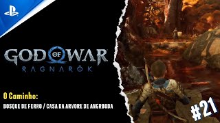 God of War Ragnarök  O CAMINHO  O SANTUÁRIO PERDIDO  BOSQUE DE FERRO  CASA DA ÁRVORE DE ANGRBODA [upl. by Irol]