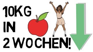 10kg in 2 Wochen abnehmen Wie schnell kann man abnehmen [upl. by Akiv627]