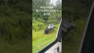 Nice little rollover recovery winchout right there automobile offroad shorts [upl. by Miuqaoj]