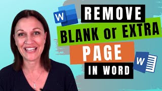 HOW TO delete extra page in Word document 5 quick fixes [upl. by Aisetal]