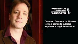 Cortes Como em Guernica de Picasso forma e conteúdo cubistas exprimem a tragédia histórica [upl. by Edison]