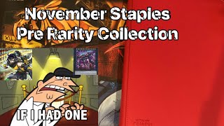 Yugioh Staples Im Picking up for Rarity Collection November 2023 Staples Binder [upl. by Laurens]